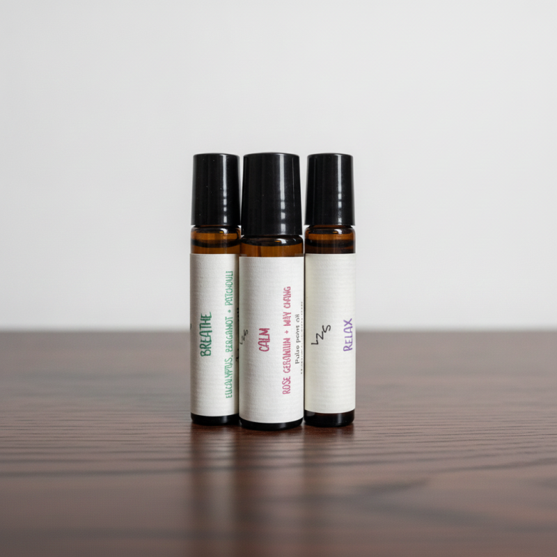 Aromatherapy Pulse Oils, pack of 3 - Relax, Calm + Breathe Blends