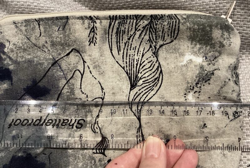 Fabric Dye Print Lined Make Up Bag/Pencil Case/Travel Bag