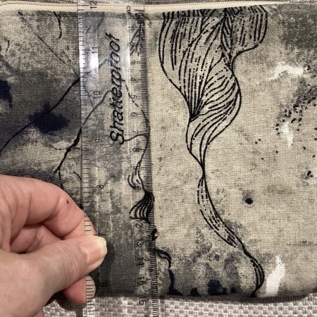 Fabric Dye Print Lined Make Up Bag/Pencil Case/Travel Bag