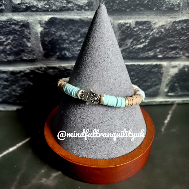 Hamsa Hands Stackable Bracelet | Adult Stretch Bracelet