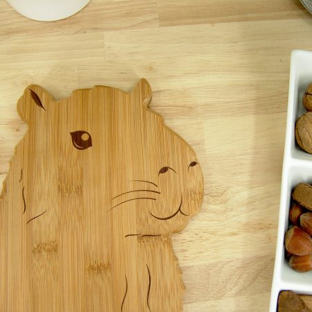 Capybara Chopping Board – Handmade Bamboo Cutting & Serving Board