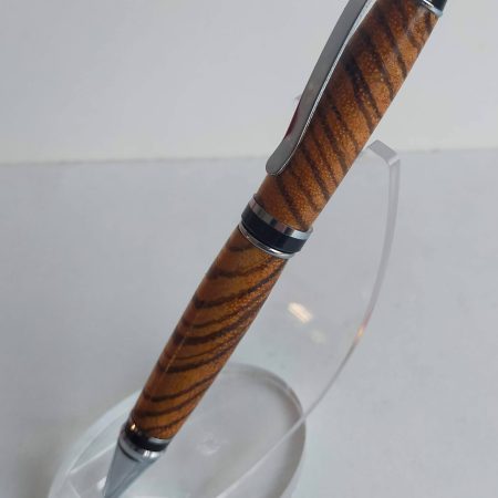 ZEBRANO Cigar style twist pen. inc spare refill and presentation box.