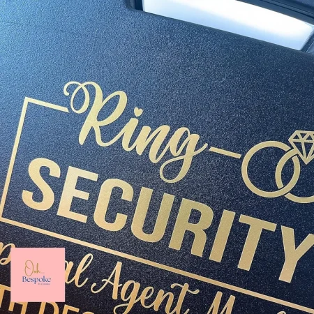 Personalised Ring Security Box & Glasses