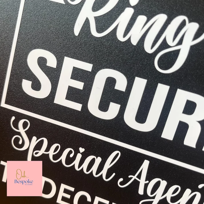 Personalised Ring Security Box & Glasses