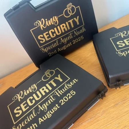 Personalised Ring Security Box & Glasses