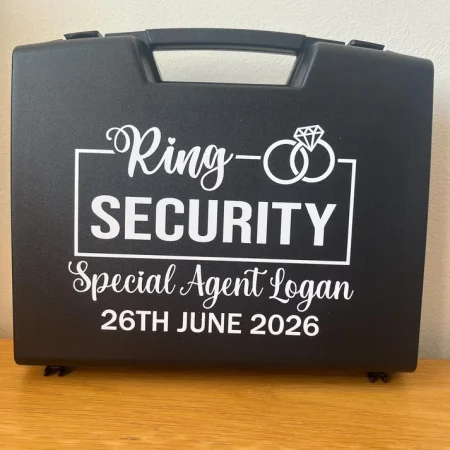 Personalised Ring Security Box & Glasses