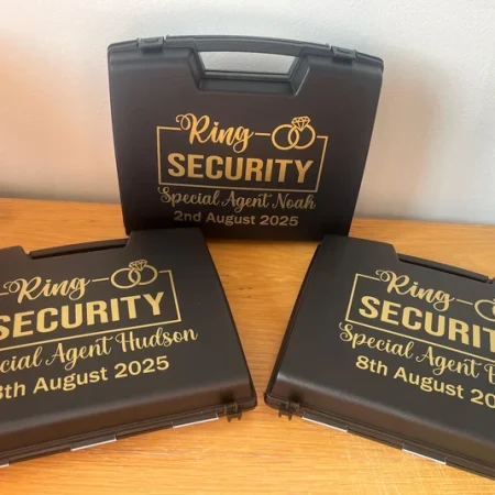 Personalised Ring Security Box & Glasses