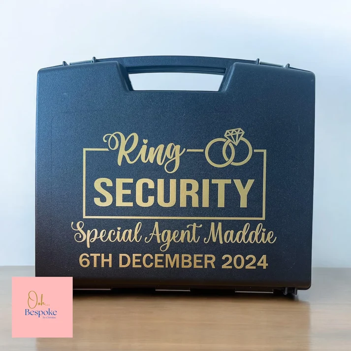 Personalised Ring Security Box & Glasses