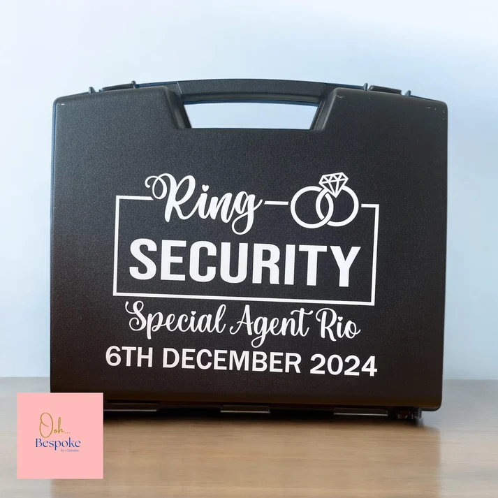 Personalised Ring Security Box & Glasses
