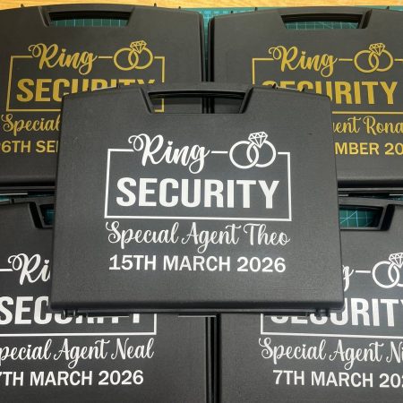 Personalised Ring Security Box & Glasses