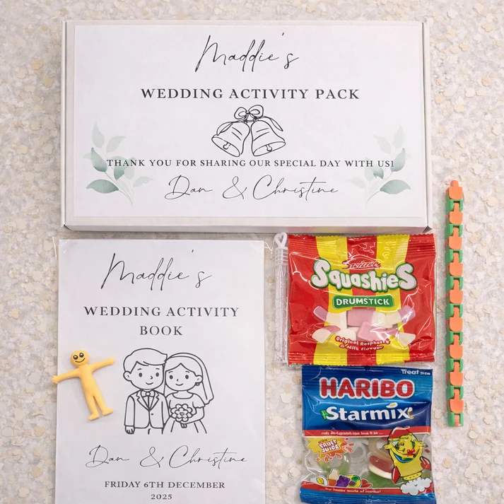 Personalised Kids Wedding Activity Box – Wedding Gift