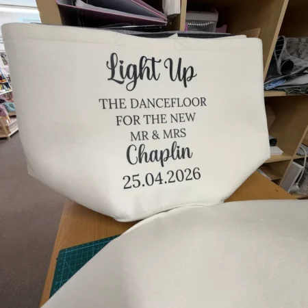 Personalised Wedding Glow Stick Trug – Wedding Table Decor