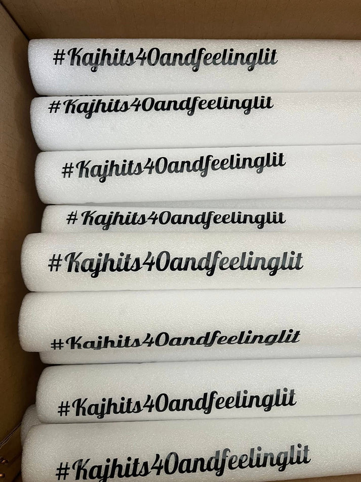Personalised Vinyl for Foam Glow Sticks – Vinyl Only