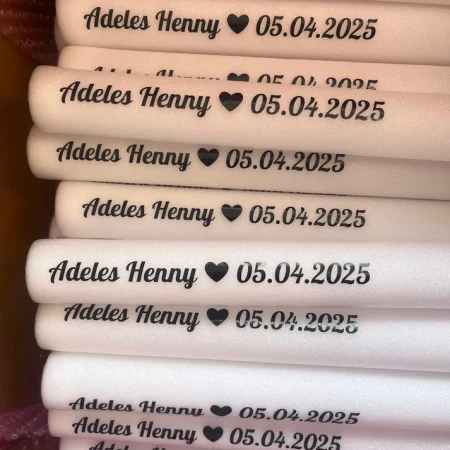 Personalised Vinyl for Foam Glow Sticks – Vinyl Only
