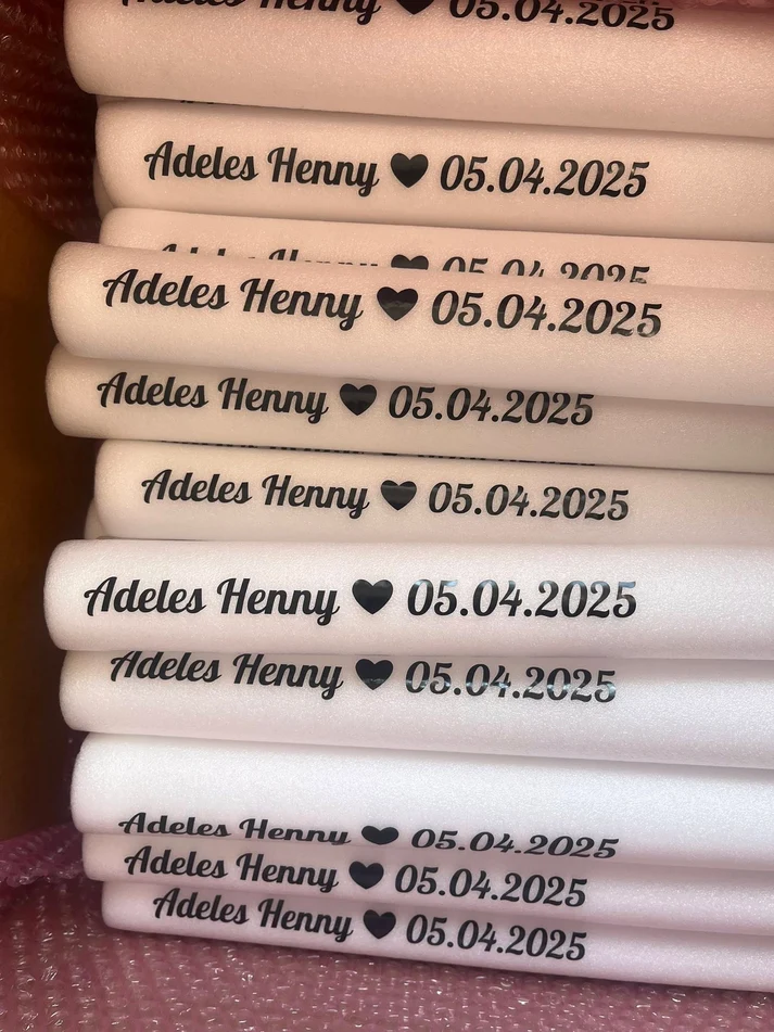 Personalised Vinyl for Foam Glow Sticks – Vinyl Only