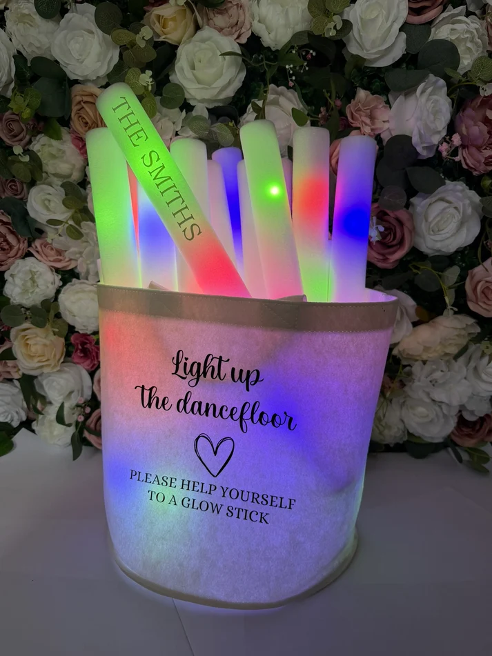 Personalised Vinyl for Foam Glow Sticks – Vinyl Only