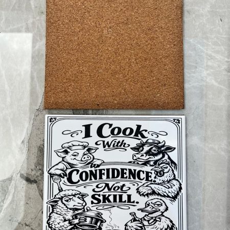 Laser-Engraved Ceramic Trivet