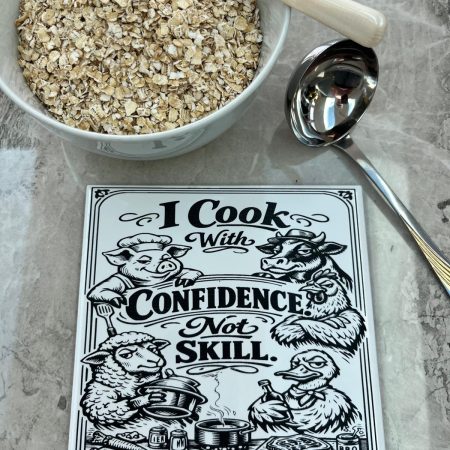 Laser-Engraved Ceramic Trivet