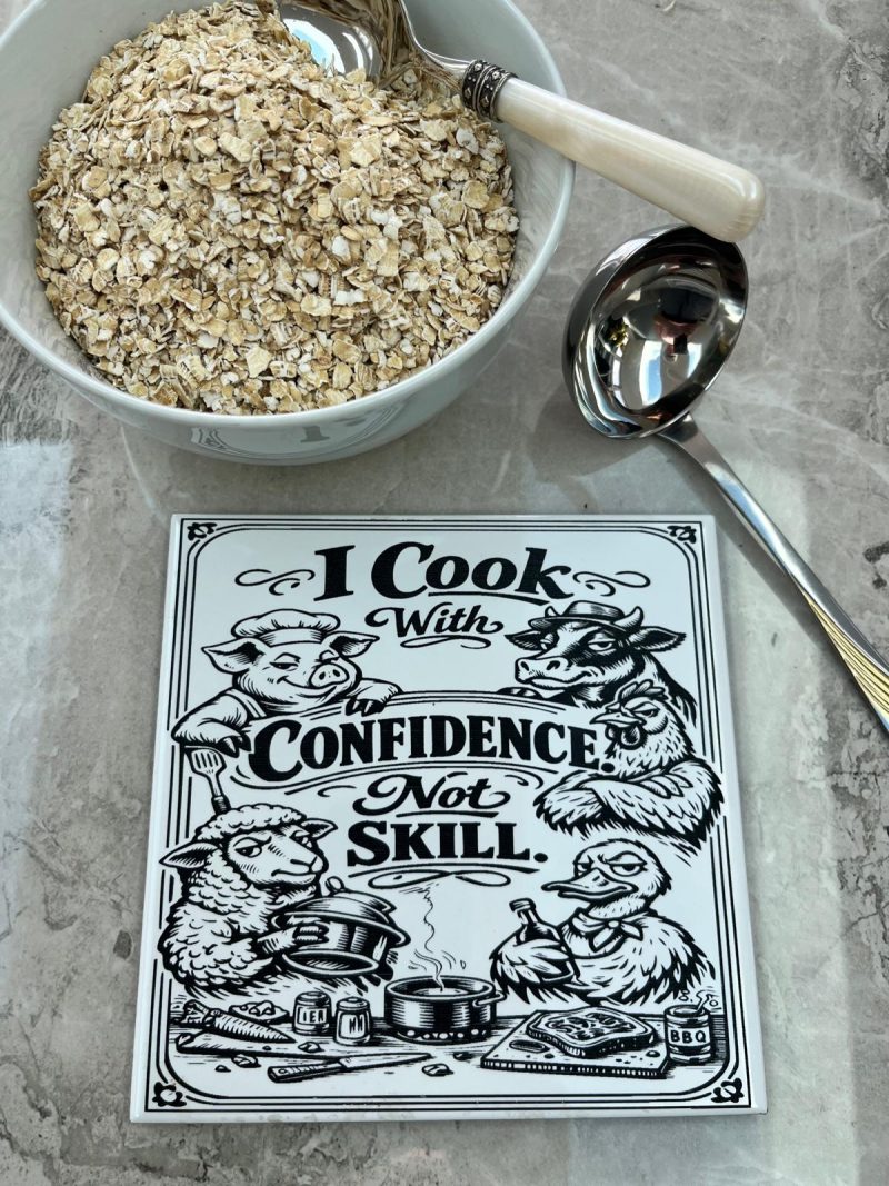 Laser-Engraved Ceramic Trivet
