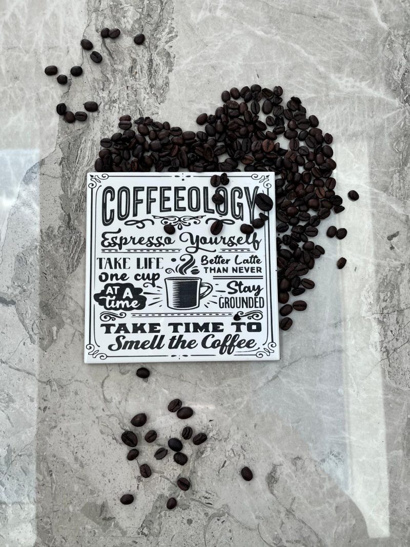 Laser-Engraved Ceramic Trivet