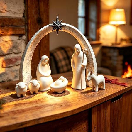 Christmas Nativity Scene — Beautifully Crafted Christmas Decoration