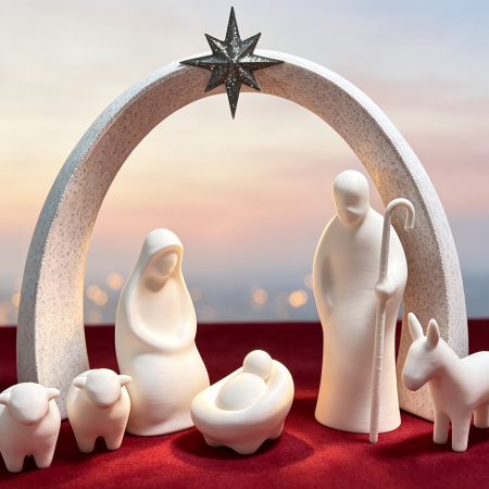 Christmas Nativity Scene — Beautifully Crafted Christmas Decoration
