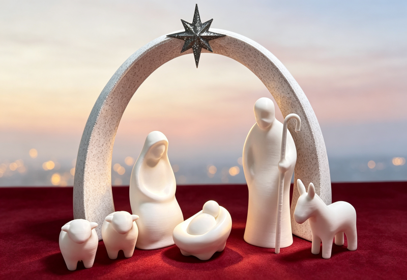 Christmas Nativity Scene — Beautifully Crafted Christmas Decoration