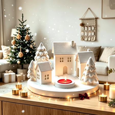 Christmas Cosy Village — 3D-Printed Tealight Holder