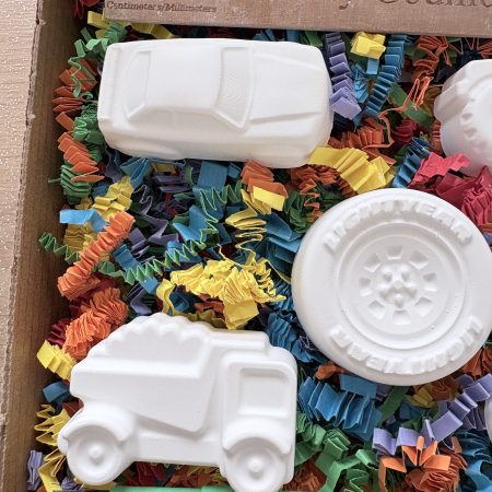 Paint Your Own Transport Vehicles – Kids Craft Kit & Party Bag Favour