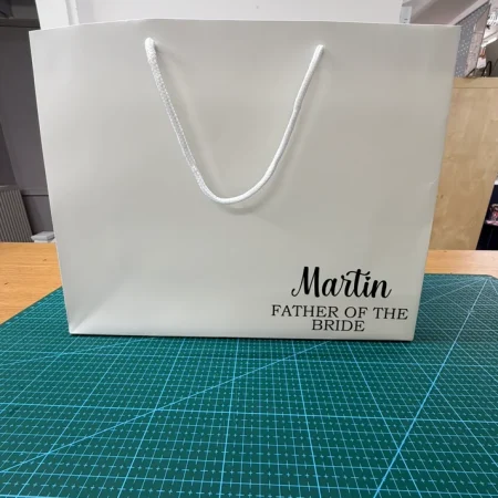 Personalised Gift Bags – Black or White | Wedding & Birthday
