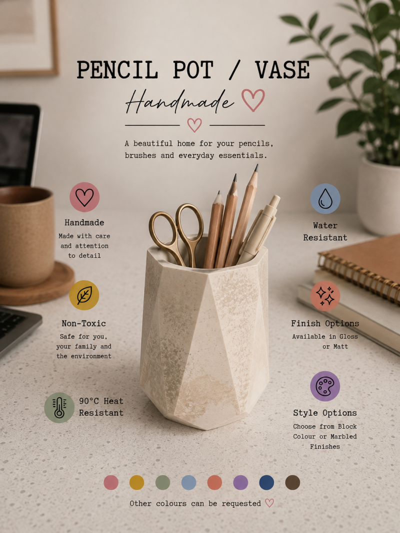 Pencil Pot/ Vase – Made to Order