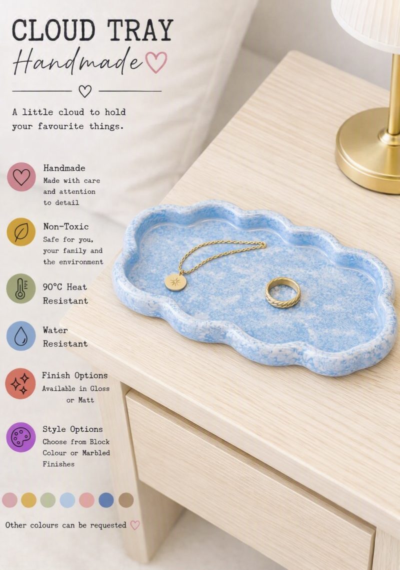 Cloud Tray/ Dish – Made to Order