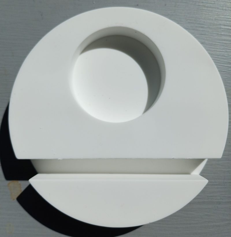 Scandi Nordic Style 'Home' Tealight Holder Decoration, Ornament. Hand Cast Eco Resin