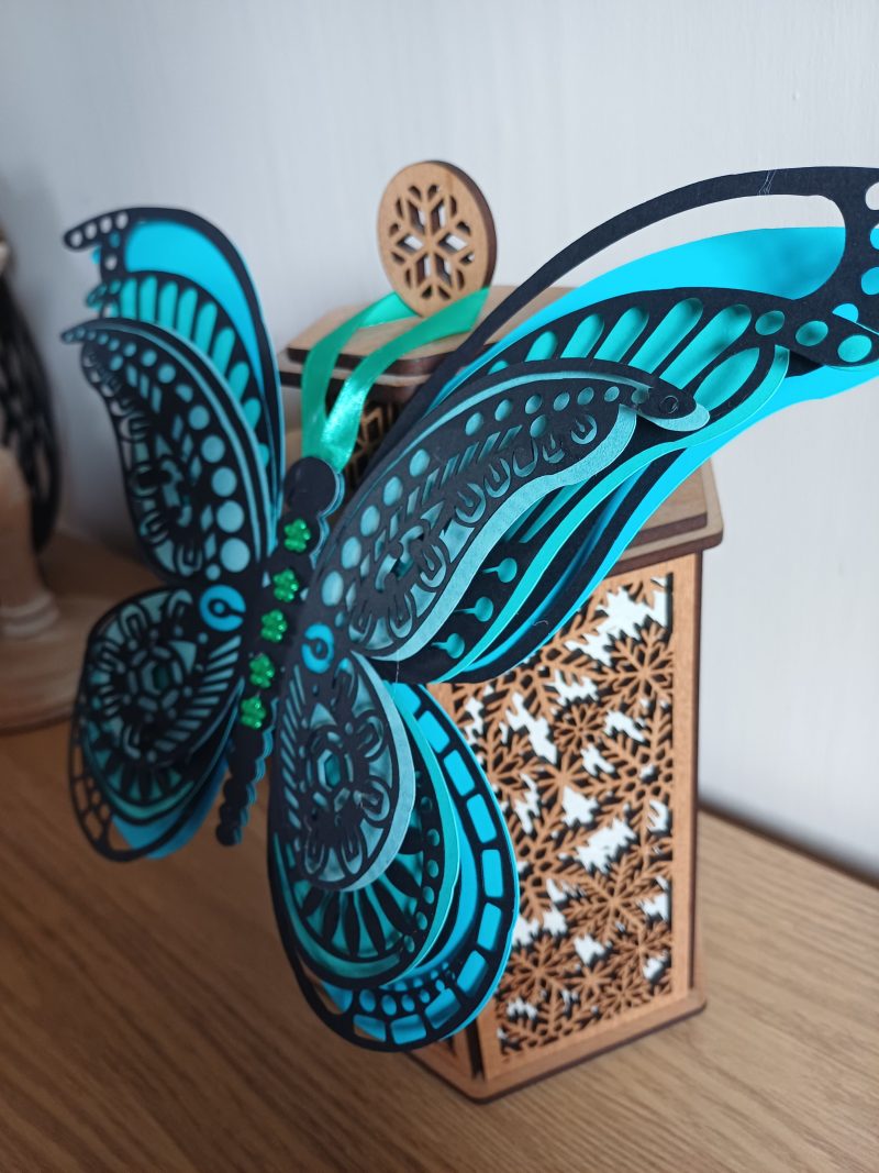 Stunning Hand Crafted Layered Butterfly Wall Art Home Decor. A Beautiful And Unique Gift For You Or Someone Special.