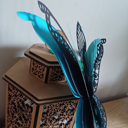 Stunning Hand Crafted Layered Butterfly Wall Art Home Decor. A Beautiful And Unique Gift For You Or Someone Special.