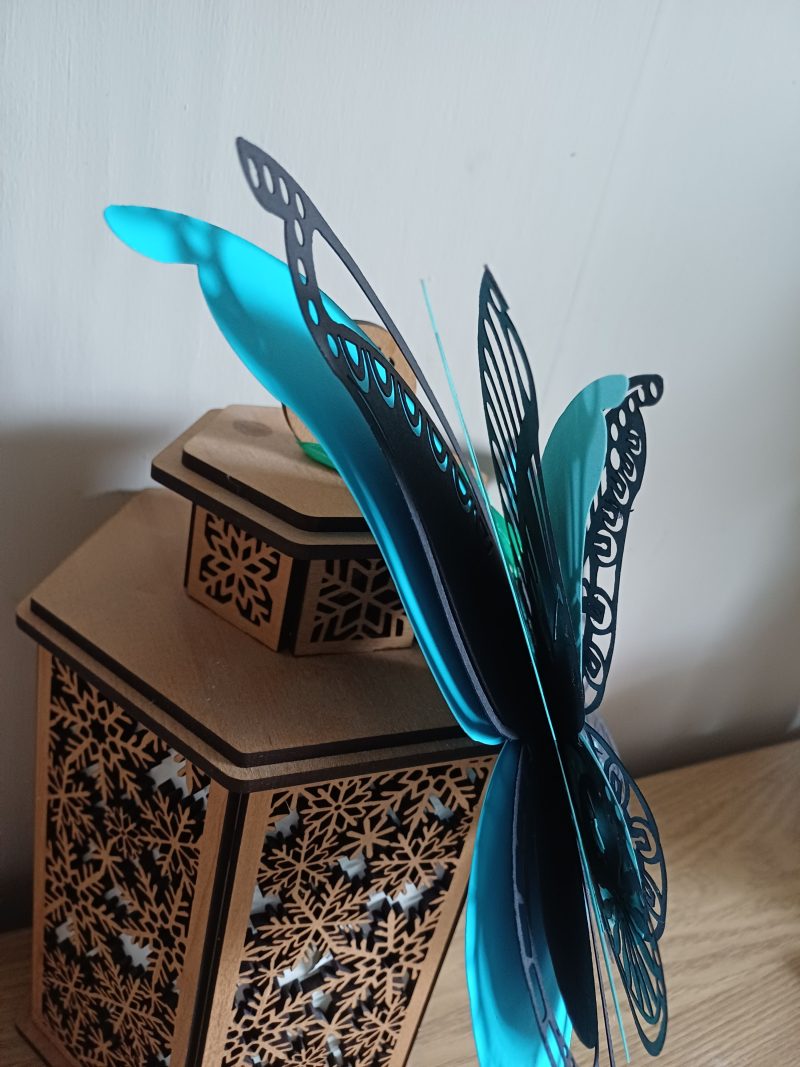 Stunning Hand Crafted Layered Butterfly Wall Art Home Decor. A Beautiful And Unique Gift For You Or Someone Special.