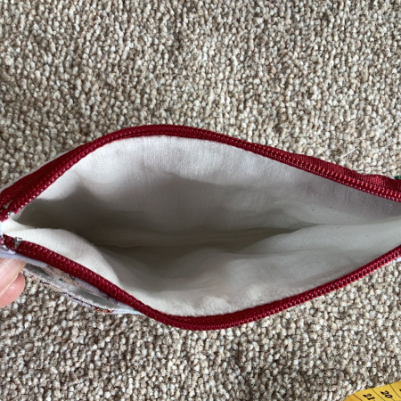 Cute Small Lined Zipped Fox Themed Fabric Coin/Card Purse/Wallet