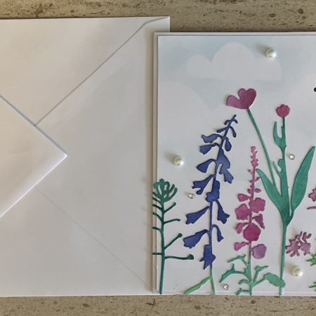 Flowers Scene Birthday Card
