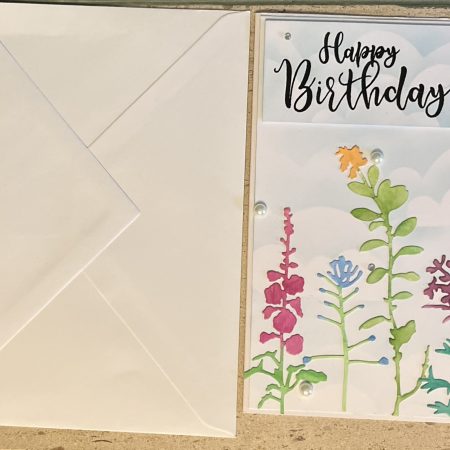 Flowers Scene Birthday Card