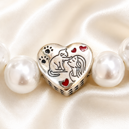 Cat memorial bracelet