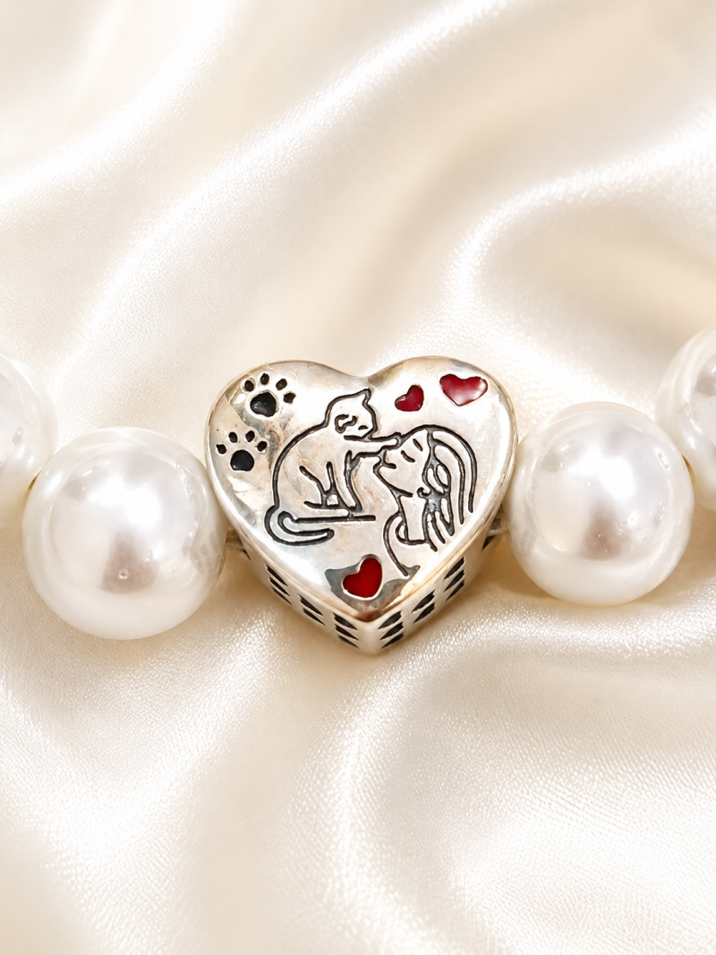 Cat memorial bracelet