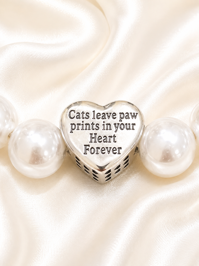 Cat memorial bracelet