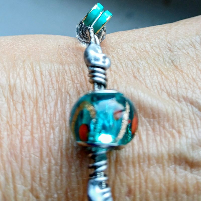 Guitar String Bangle. Re-Purposed And Funky. A Fantastic Gift For Anyone Who Plays Guitar !