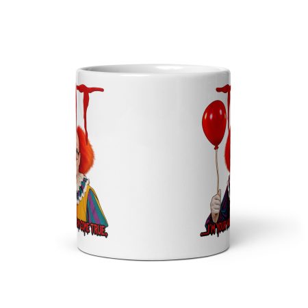 Andy Burnham Horror Clown Parody Ceramic Mug – 11oz White Funny Political Gift