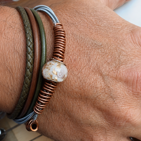 Guitar String Bangle. Re-Purposed And Funky. A Fantastic Gift For Anyone Who Plays Guitar !