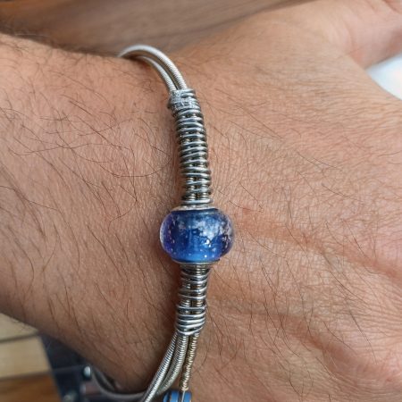 Guitar String Bangle. Re-Purposed And Funky. A Fantastic Gift For Anyone Who Plays Guitar !