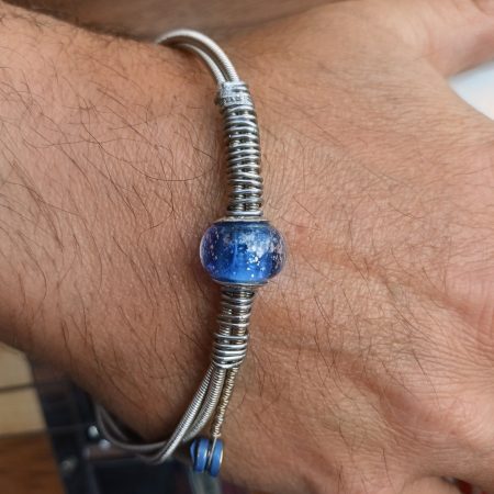 Guitar String Bangle. Re-Purposed And Funky. A Fantastic Gift For Anyone Who Plays Guitar !