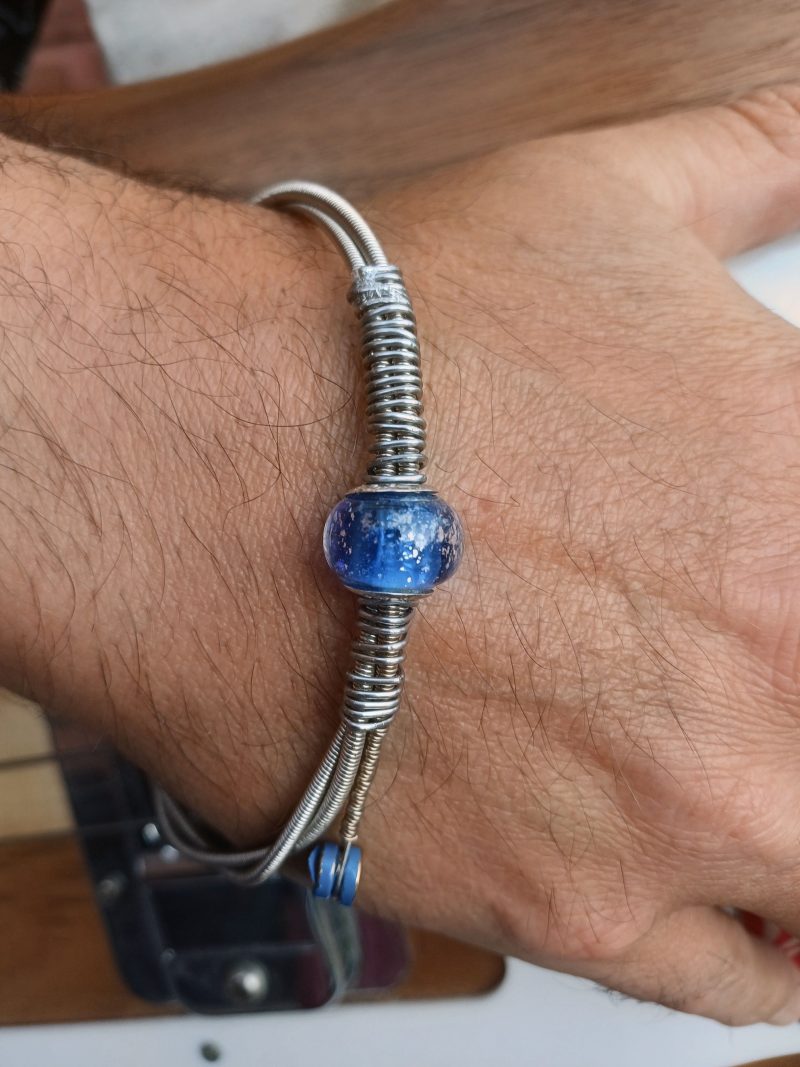 Guitar String Bangle. Re-Purposed And Funky. A Fantastic Gift For Anyone Who Plays Guitar !