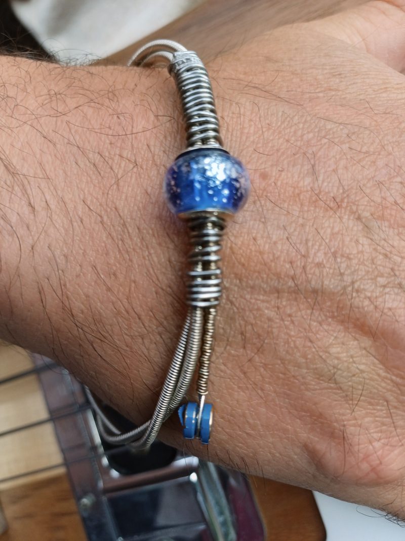 Guitar String Bangle. Re-Purposed And Funky. A Fantastic Gift For Anyone Who Plays Guitar !