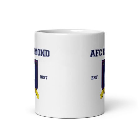 AFC Richmond 11oz White Ceramic Football Fan Mug
